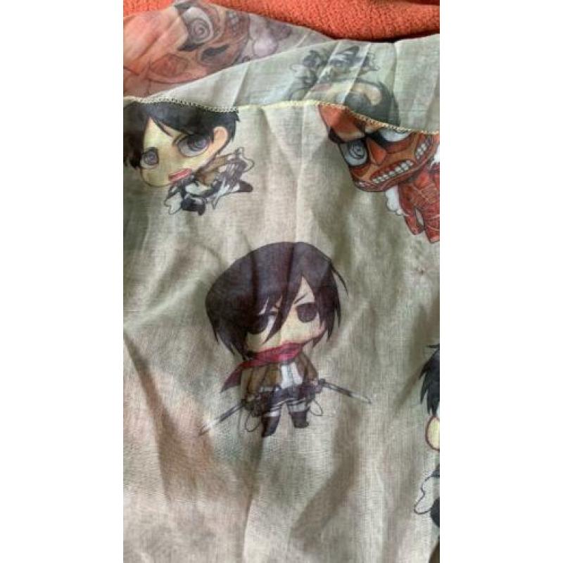 Attack On Titan sjaal anime