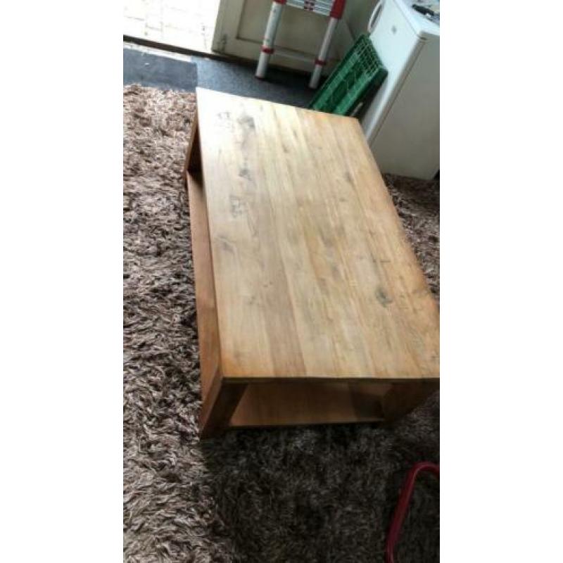 Mooie teak houten tafel 140x80