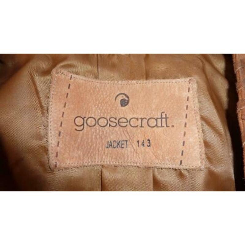 goosekraft, leren jas, ibiza, bohemian, jas, leer