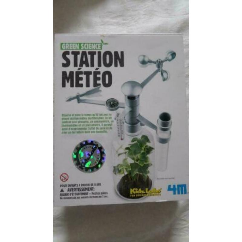 experimenteerdoos, bouw je eigen weerstation, franstalig!