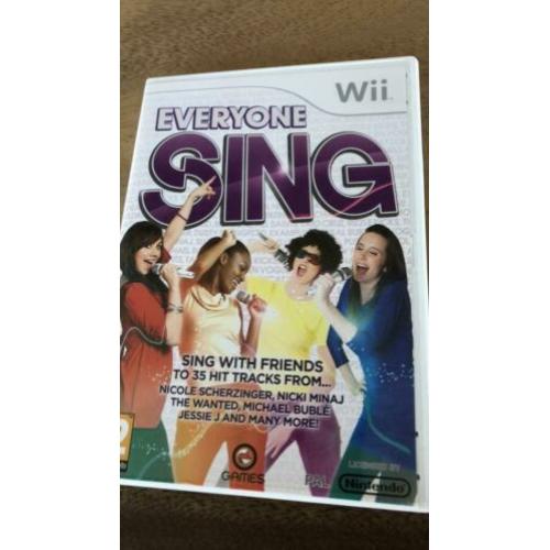 Everyone sing for wii amper gebruikt