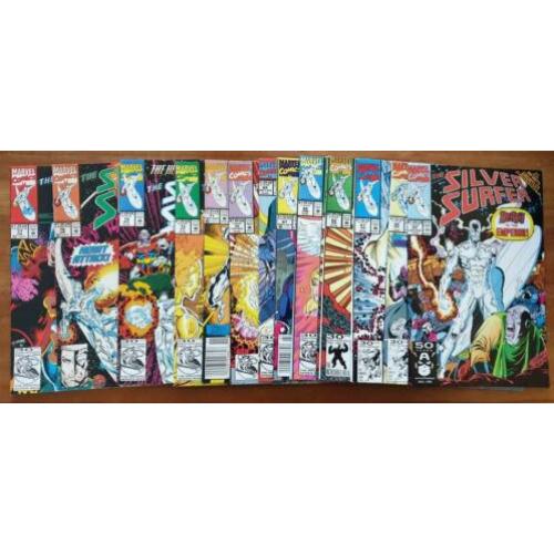 14 x SILVER SURFER. 1990's. 3 EU P STUK. GALACTUS, INFINITY.