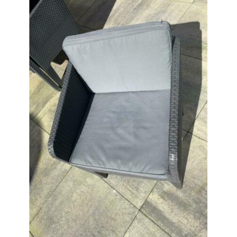 Tuinset met 4 stoelen