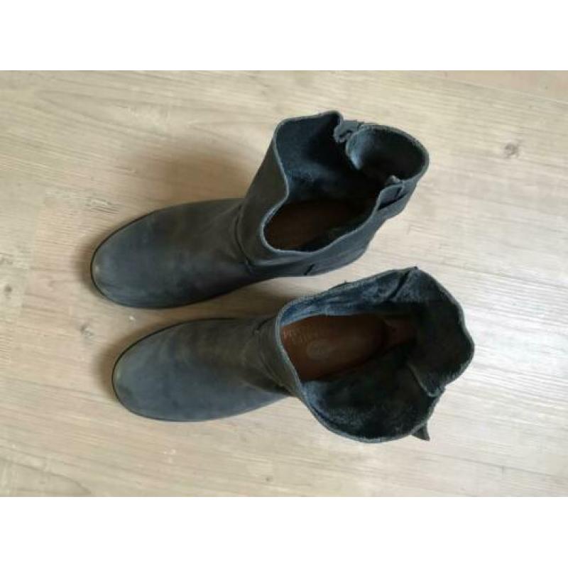 Mooie Shabbies, enkellaarsjes, 39, donkerblauw, zgan!
