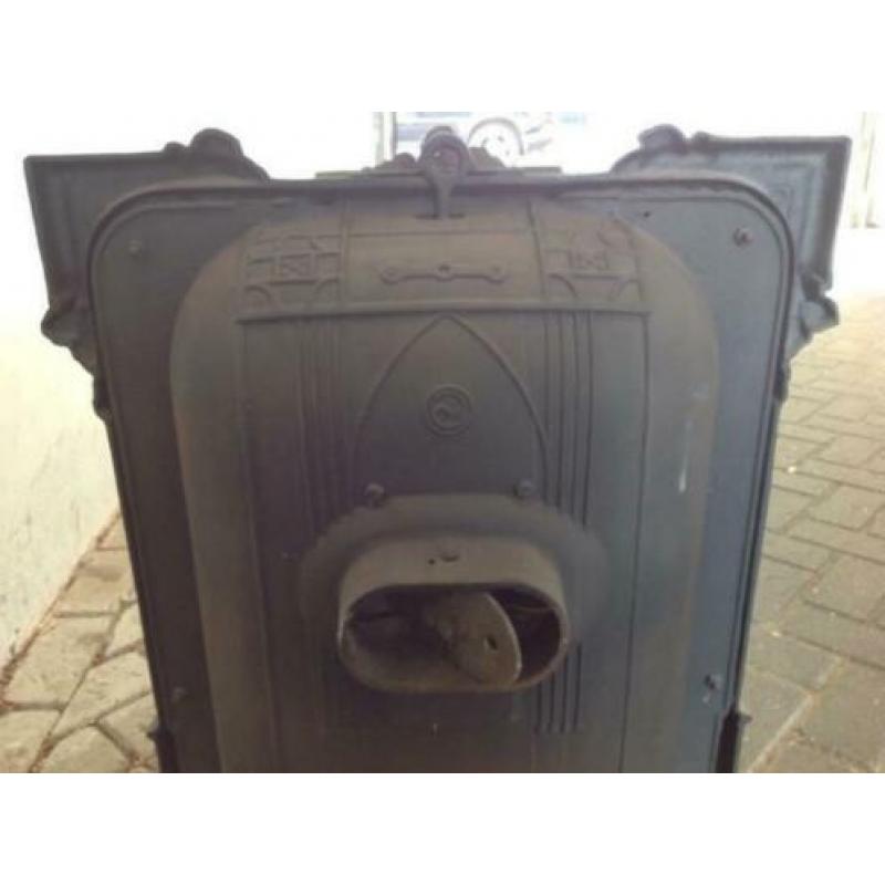 Antieke ART Nouveau kachel (Frankrijk)