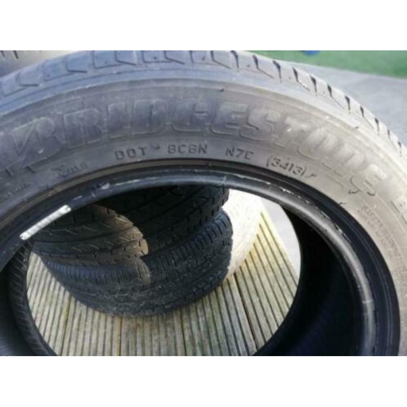 4 stuks Bridgestone B250 all season zonder velgen