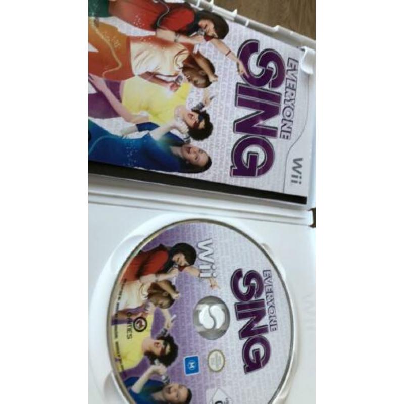 Everyone sing for wii amper gebruikt
