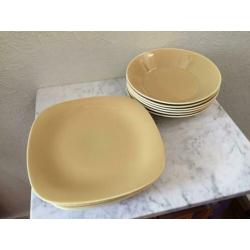 Borden vintage borden Boch diep soepbord