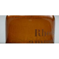 Grote Oude Apothekersfles Rhodaan-Ammonium 42 Met Emaille b