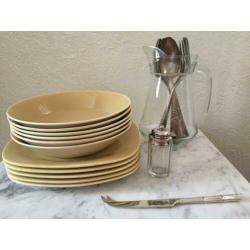 Borden vintage borden Boch diep soepbord