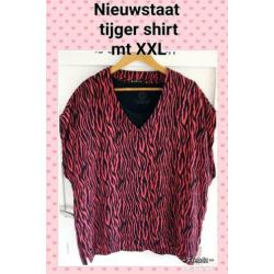 Tijger shirt XXL 2-delig zgan