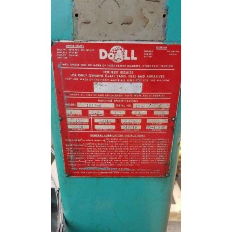 1106. Vijlmachine / DoAll 1612-U