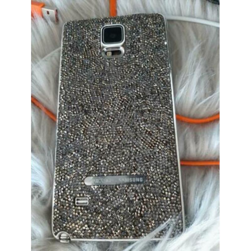 Note 4 Samsung swarovski gebruikt werkt nog prima