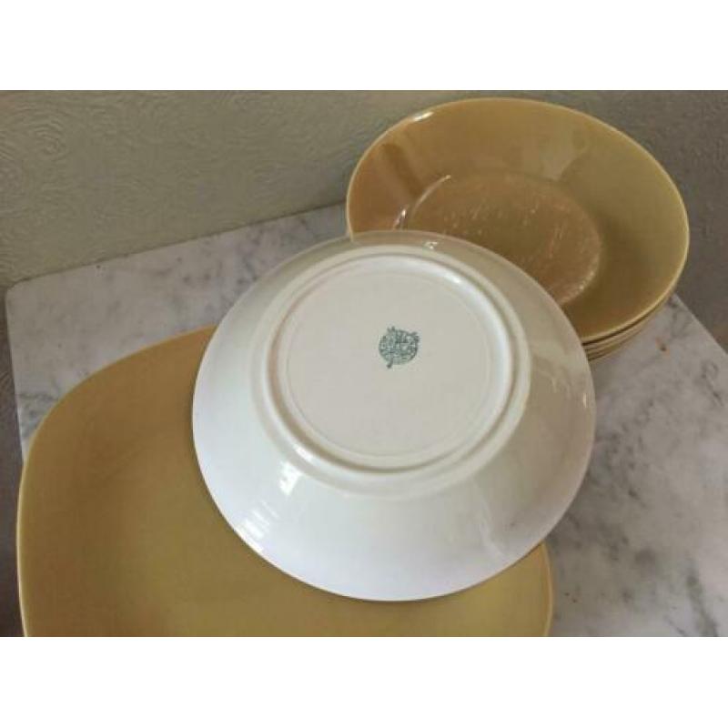 Borden vintage borden Boch diep soepbord