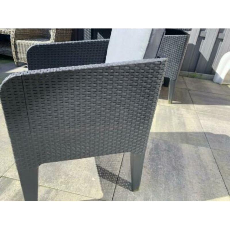 Tuinset met 4 stoelen