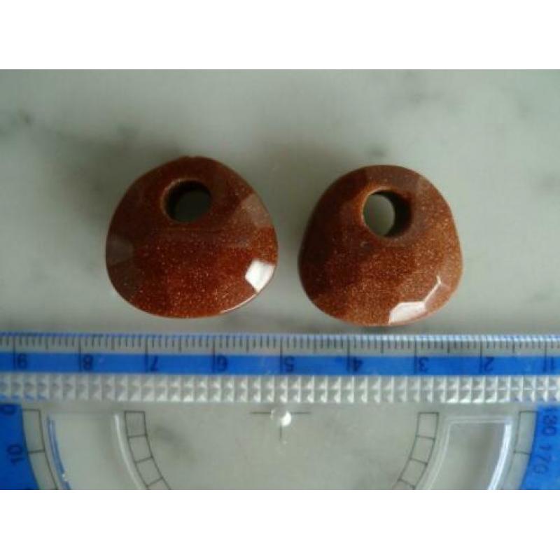 gold sand creool hangers 21x22mm en kettinghanger