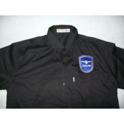 nieuwe ADLER vintage blouse hemd shirt zwart