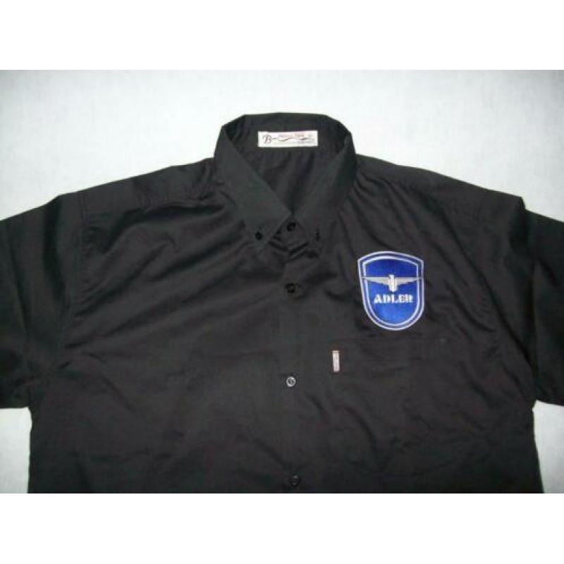nieuwe ADLER vintage blouse hemd shirt zwart