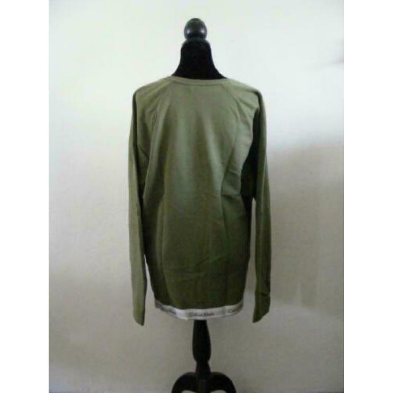 Calvin Klein legergroene sweater mt xl