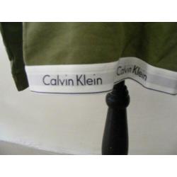 Calvin Klein legergroene sweater mt xl