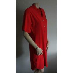 nieuwe travel jurk van JANE LUSHKA knal rood