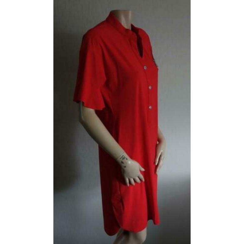 nieuwe travel jurk van JANE LUSHKA knal rood