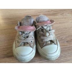 Converse Allstars maat 27 zilver roze meisje