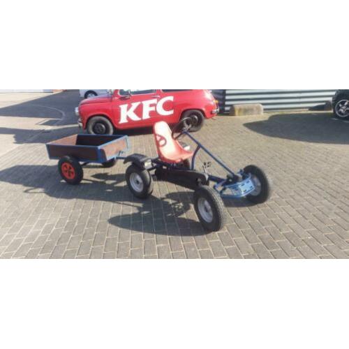 Mammoet skelter plus kiepaanhanger en duo stoel