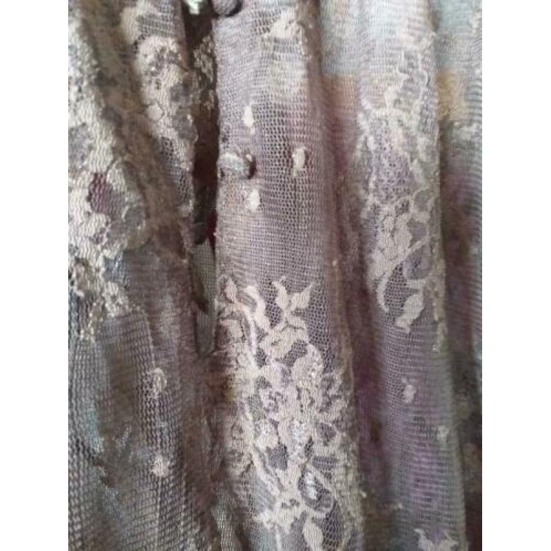 ?? ESSENTIEL ??ANTWERP teer bruin kanten tuniek..mt 40