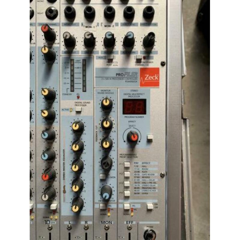 Zeck actief mengpaneel 2x 500 watt