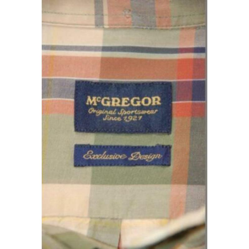 Mc.GREGOR sportswear geruit overhemd, multicolor, Mt. 43
