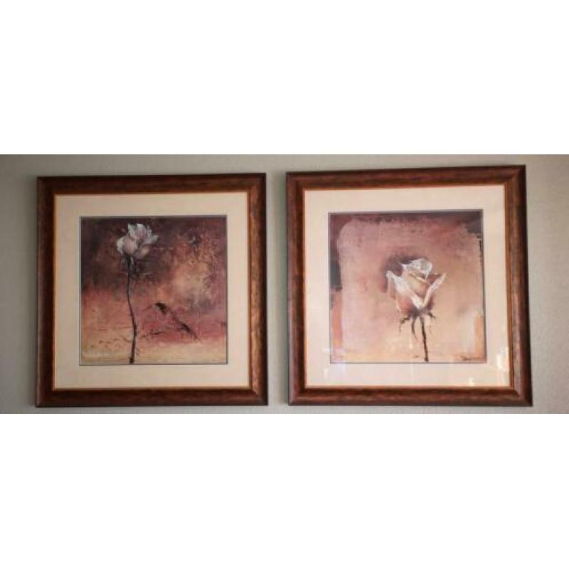 Schilderij met certificaat.