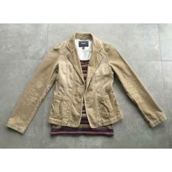 Silver Creek colbert jas grijs maat S