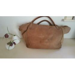Bruine Cowboysbag shopper. Type 1099 Bag Bolton.