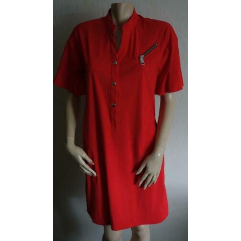 nieuwe travel jurk van JANE LUSHKA knal rood