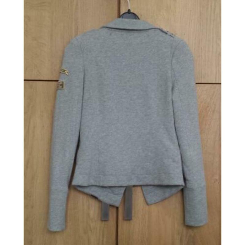 Silver Creek colbert jas grijs maat S