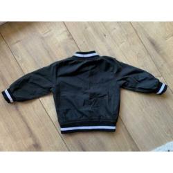 Z.g.a.n. Stoere, zwarte bomber jas, maat 74, van Zeeman