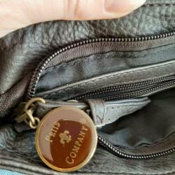 Clutch bruin Friis & Company klein kunstleer