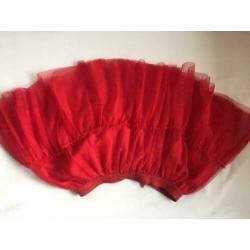 Roze tule rokje, maat: 122/128