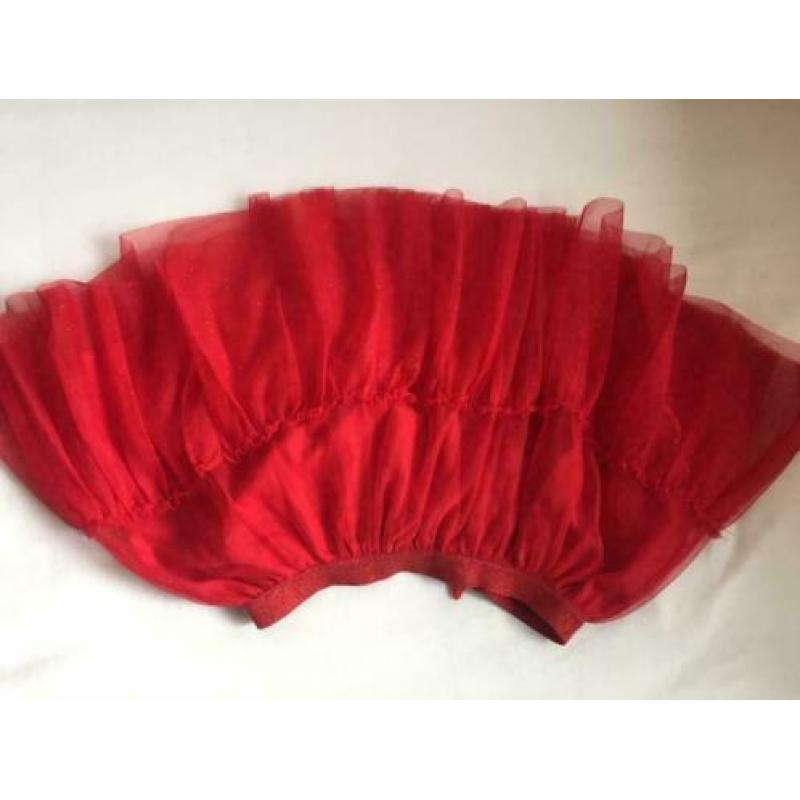 Roze tule rokje, maat: 122/128