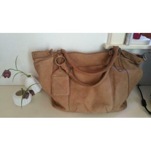 Bruine Cowboysbag shopper. Type 1099 Bag Bolton.