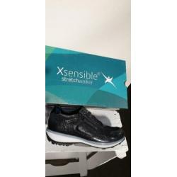 XSENSIBLE STRETCHWALKER, dames, maat 41, zwart met rits