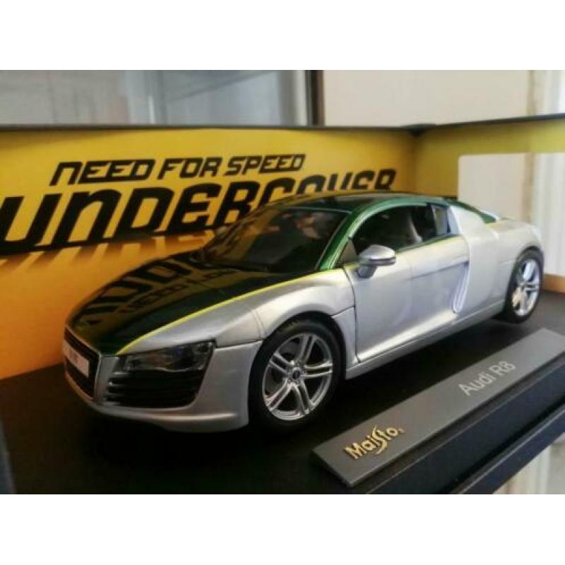 Een Audi R8 1:18 ( Need for speed )