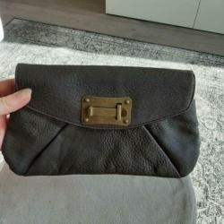 Clutch bruin Friis & Company klein kunstleer