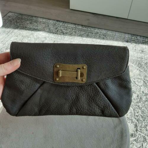 Clutch bruin Friis & Company klein kunstleer