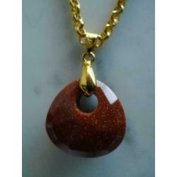 gold sand creool hangers 21x22mm en kettinghanger