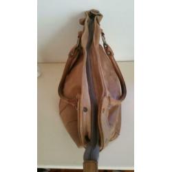 Bruine Cowboysbag shopper. Type 1099 Bag Bolton.
