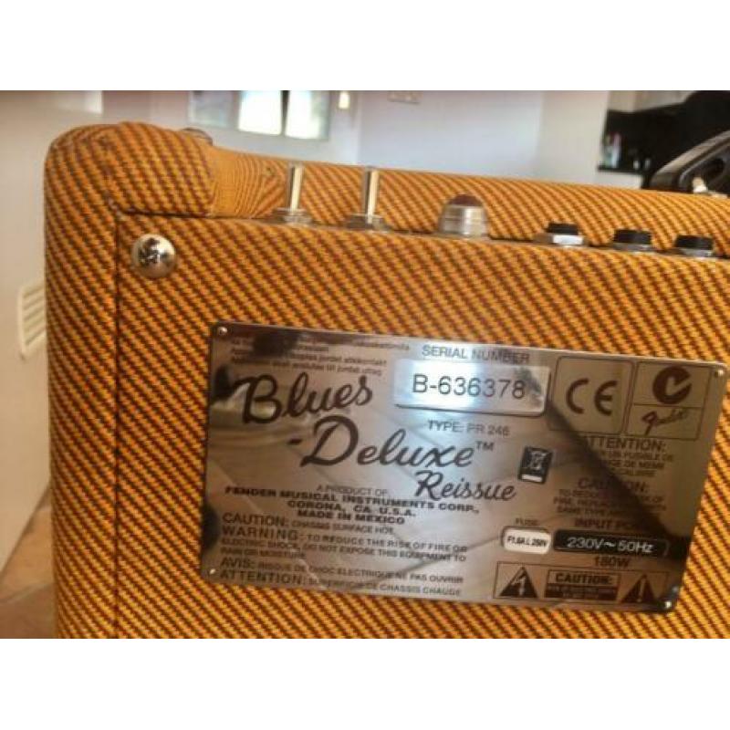 Fender Blues Deluxe 40W 1x12 combo gitaarversterker