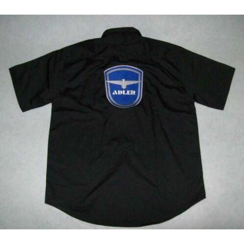 nieuwe ADLER vintage blouse hemd shirt zwart