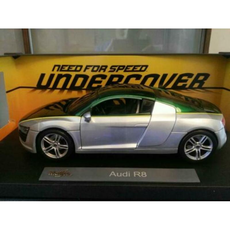 Een Audi R8 1:18 ( Need for speed )